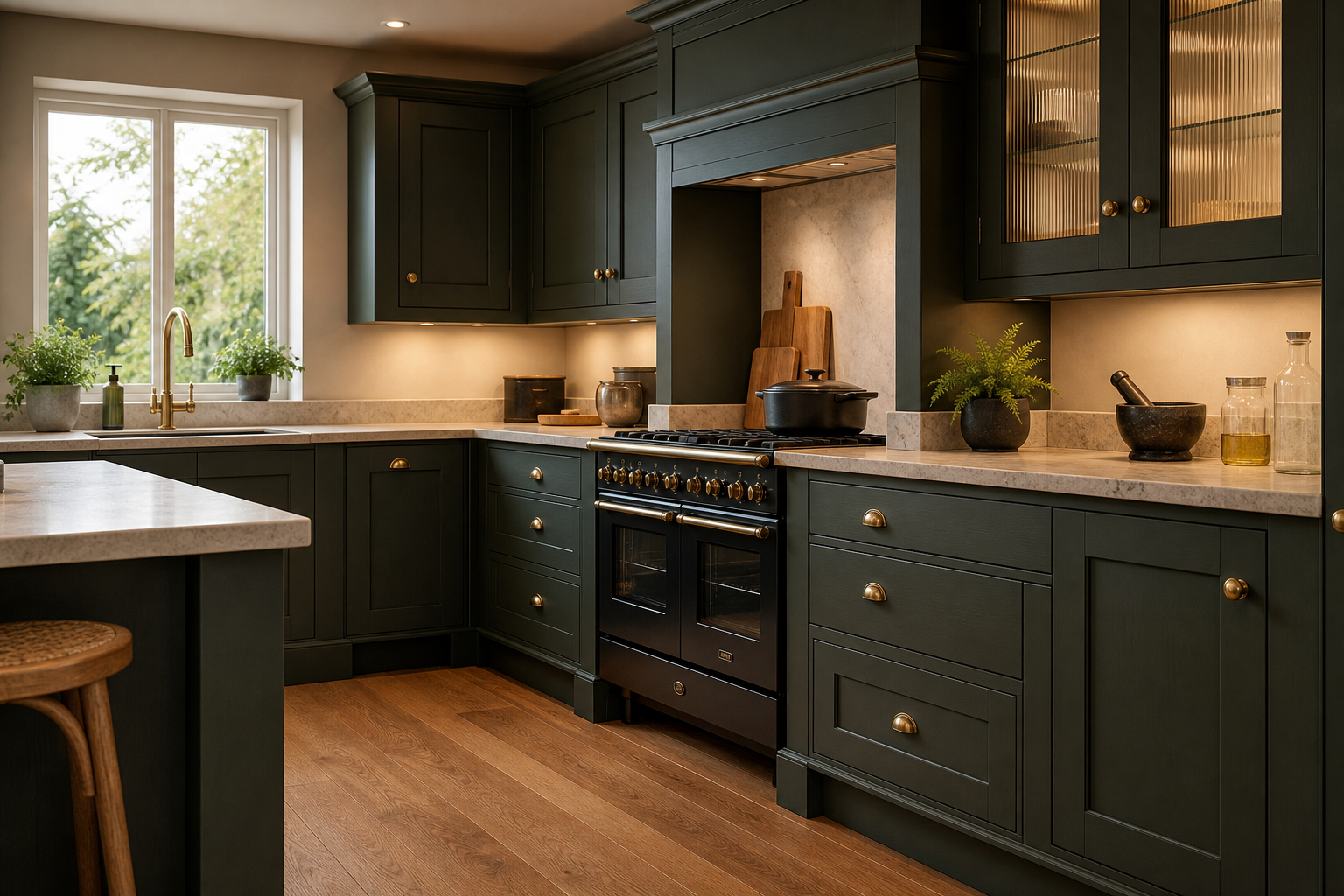 Painted kitchen fitted in Peterborough